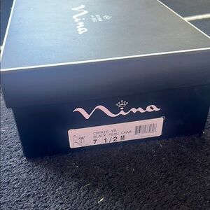 Nina Black Shoe Box